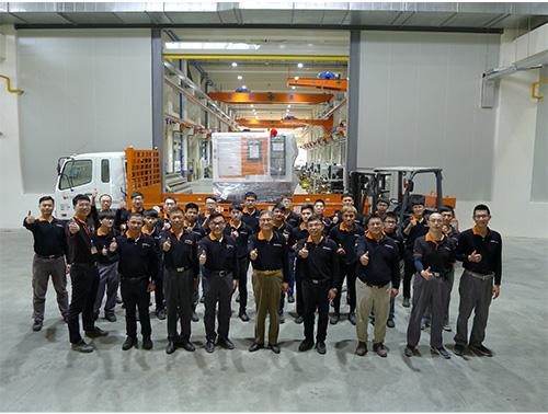 First Lathe Shipment at New Plant